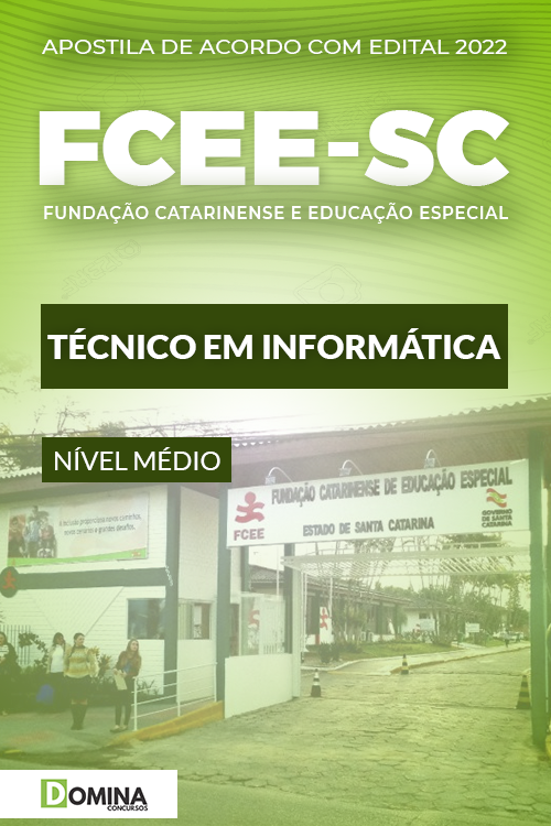 Apostila Concurso FCEE SC 2022 Técnico Informática
