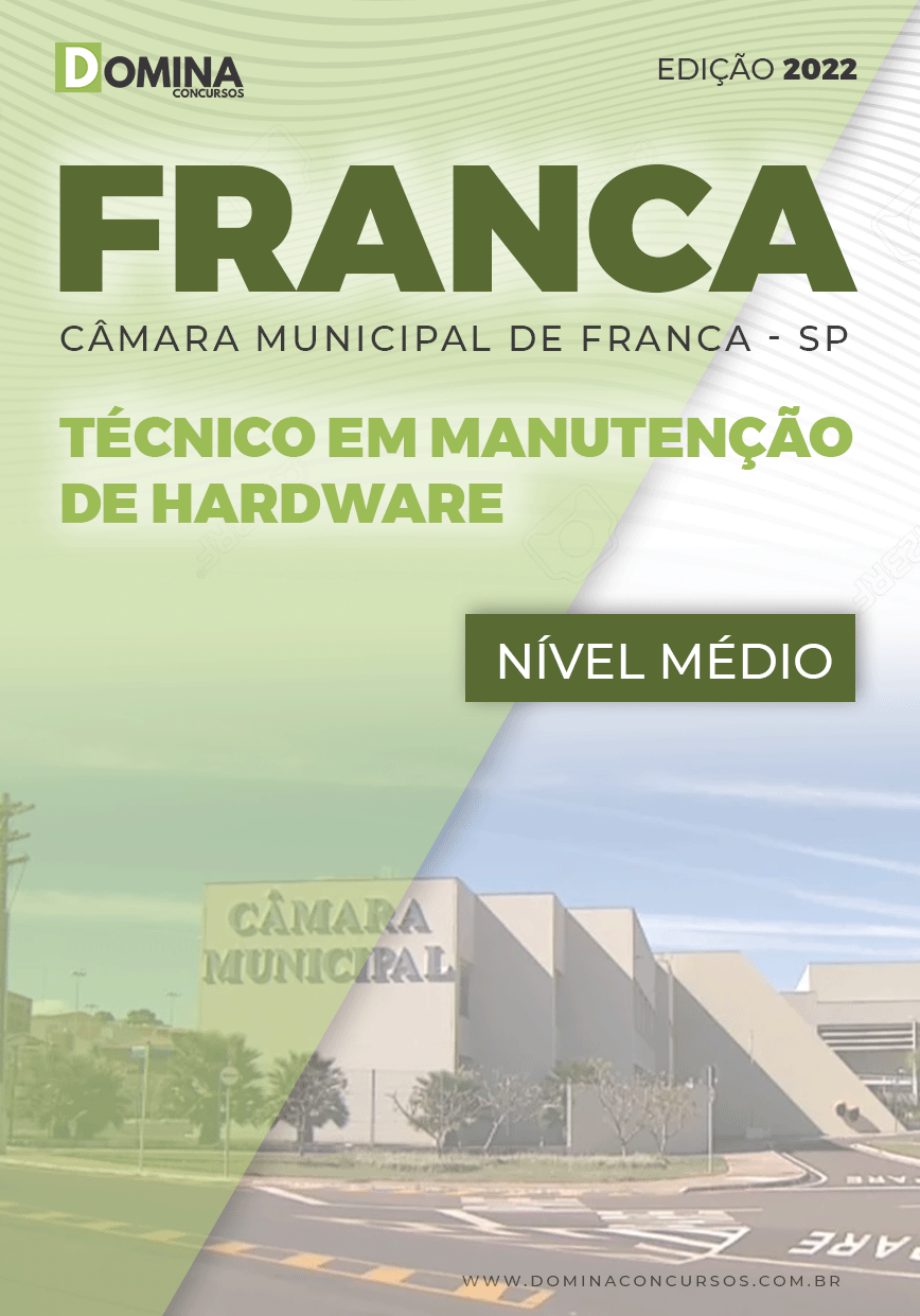 Apostila Câmara Franca SP 2022 Técnico Manutenção Hardware