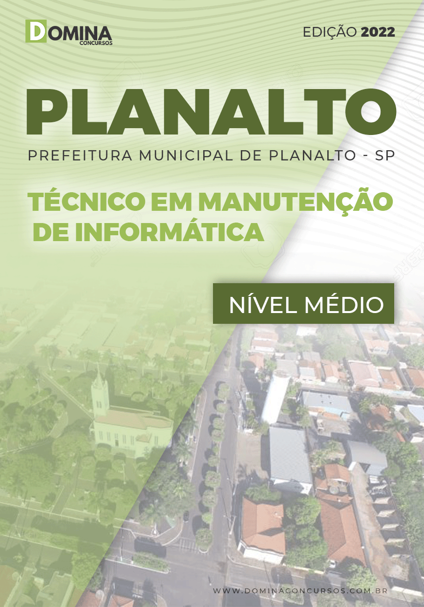 Apostila Pref Planalto SP 2022 Técnico Manutenção Informático