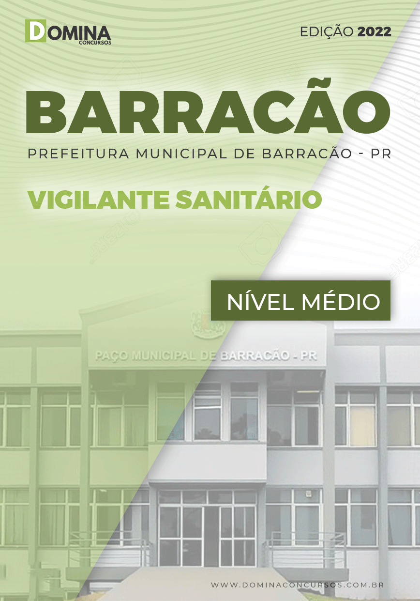Apostila Concurso Pref Barracão PR 2022 Vigilância Sanitária
