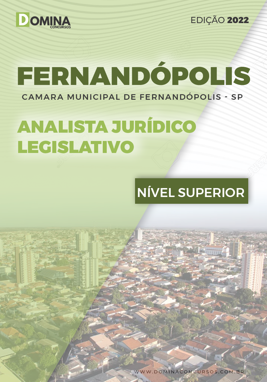 Apostila Câmara Fernandópolis SP 2022 Analista Jurídico
