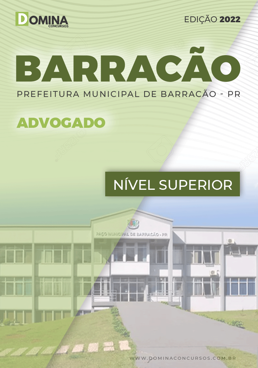Apostila Concurso Pref Barracão PR 2022 Advogado