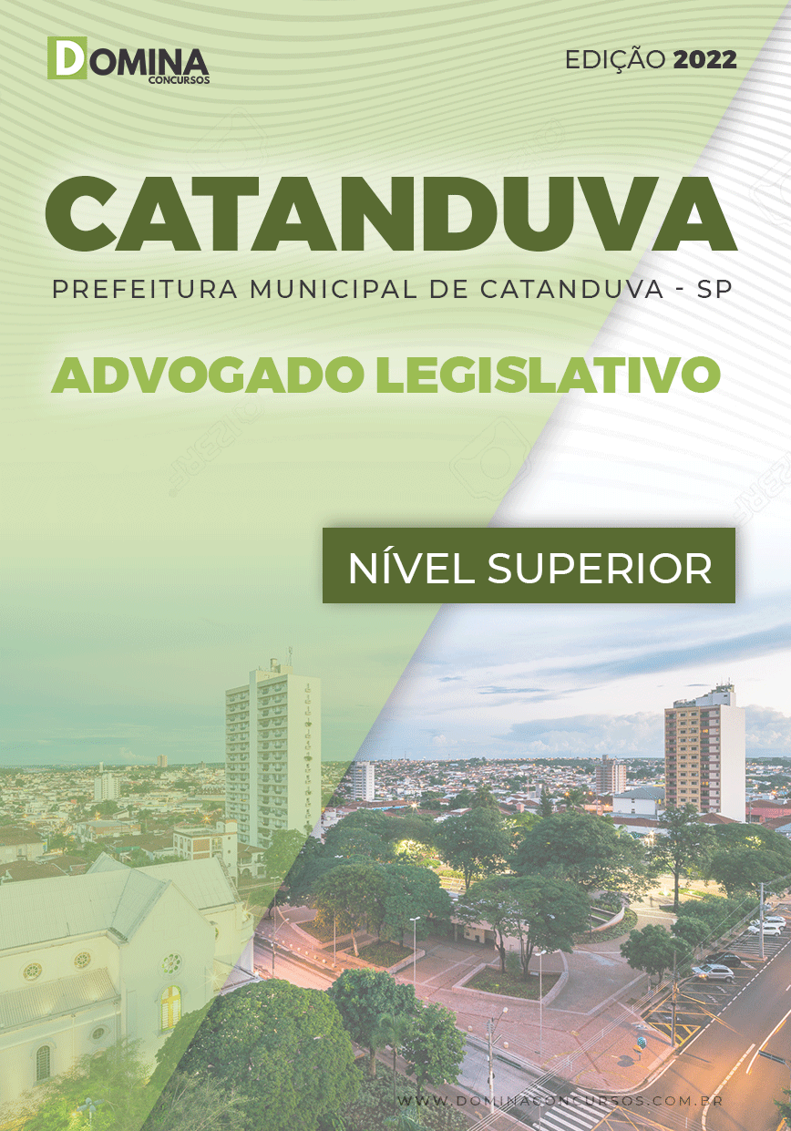 Apostila Câmara Catanduva SP 2022 Advogado Legislativo