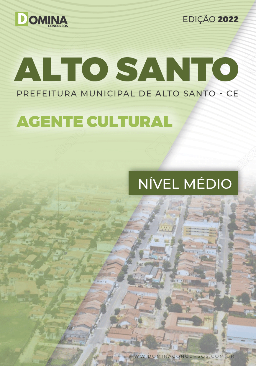 Apostila Digital Pref Alto Santo CE 2022 Agente Cultural