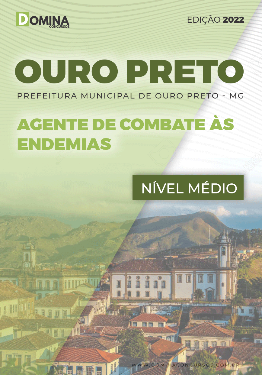 Apostila Pref Ouro Preto MG 2022 Agente Combate Endemias