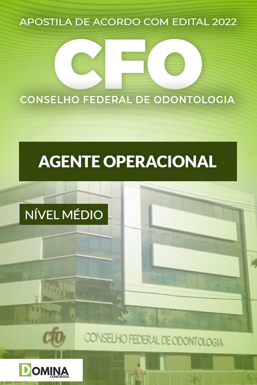 Apostila Digital Concurso CFO 2022 Agente Operacional