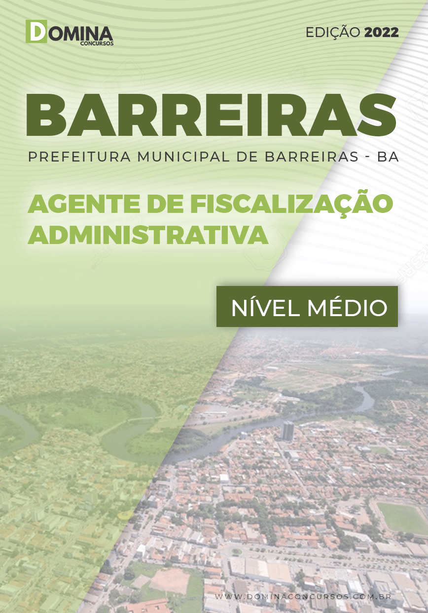 Apostila Pref Barreiras BA 2022 Agente Fiscalização Administrativa
