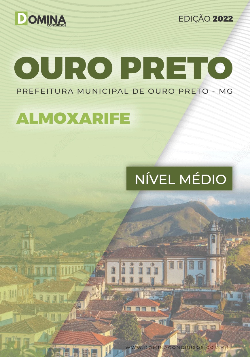 Apostila Digital Pref Ouro Preto MG 2022 Almoxarife