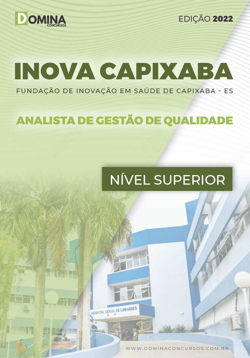 Apostila Digital INOVA Capixaba ES 2022 Analista Gestão Qualidade