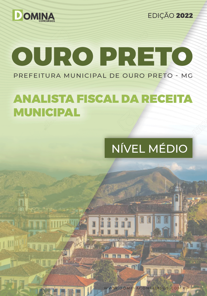 Apostila Pref Ouro Preto MG 2022 Analista Fiscal Receita Federal