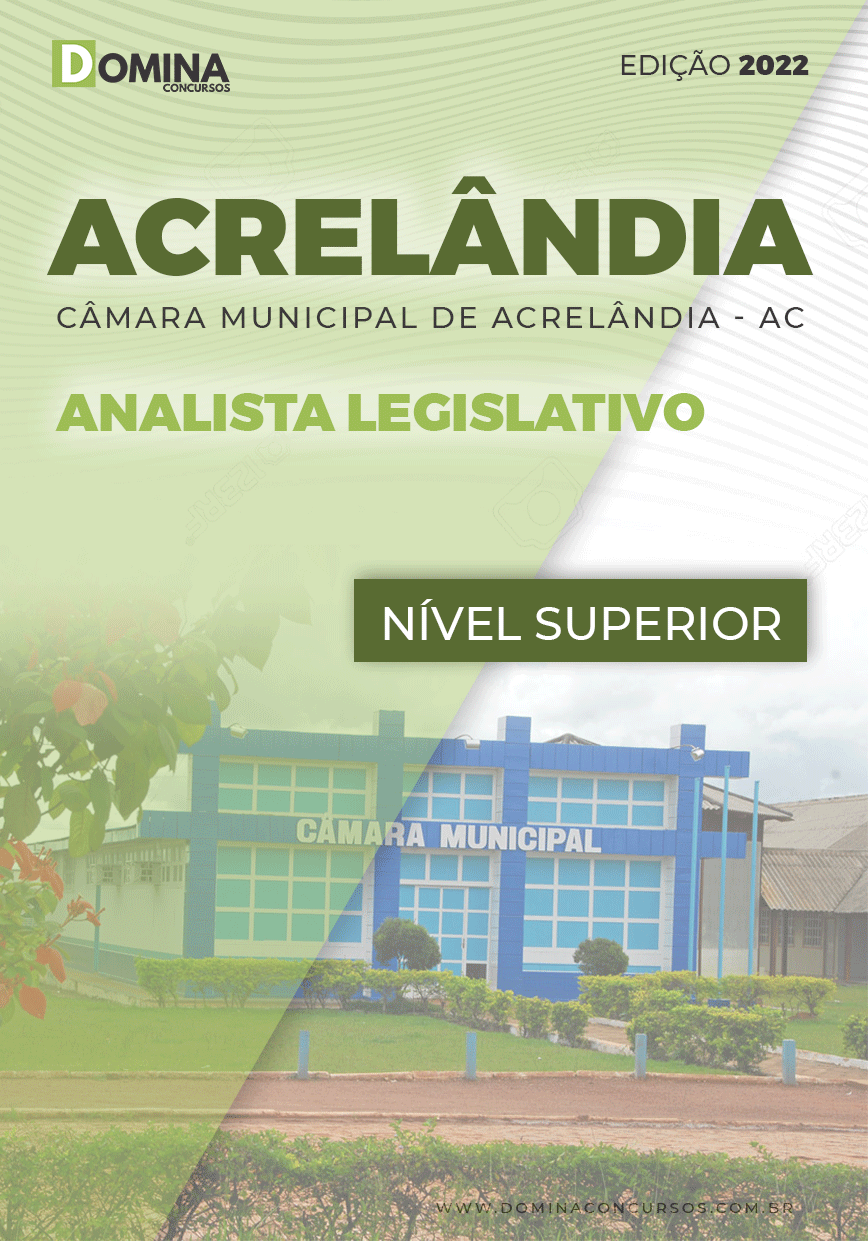 Apostila Câmara Acrelândia AC 2022 Analista Legislativo