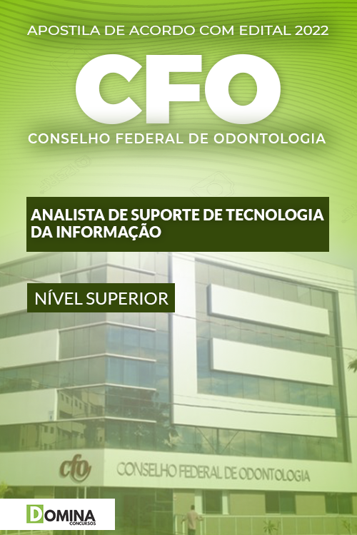Apostila CFO 2022 Analista Suporte Tecnologia Informação