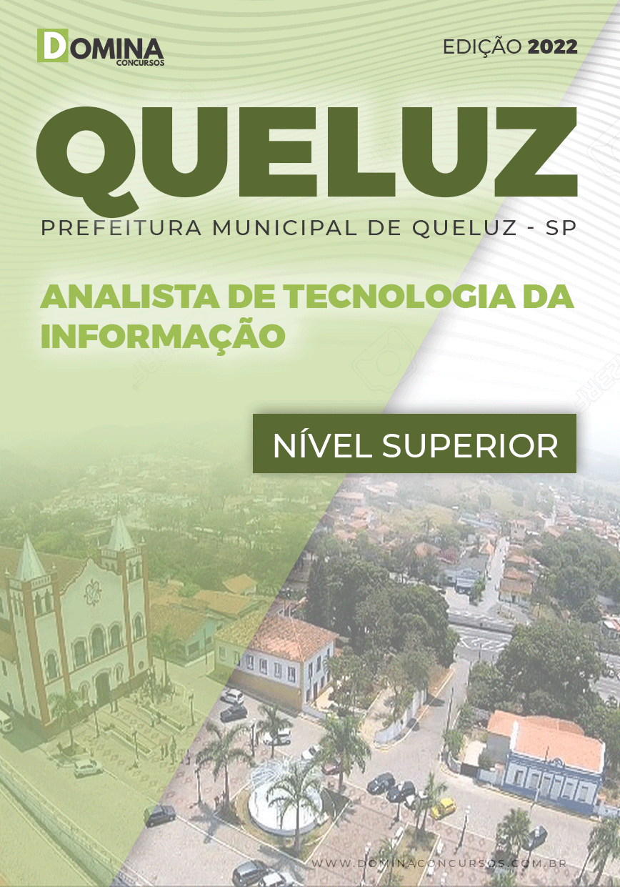 Apostila Pref Queluz SP 2022 Analista de Tecnologia da Informação