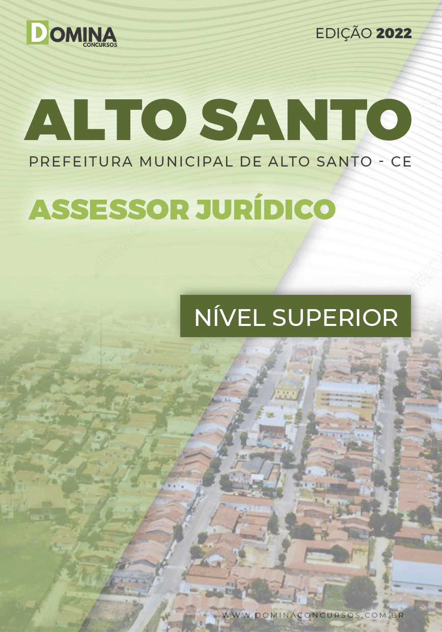 Apostila Pref Alto Santos CE 2022 Assessor Jurídico