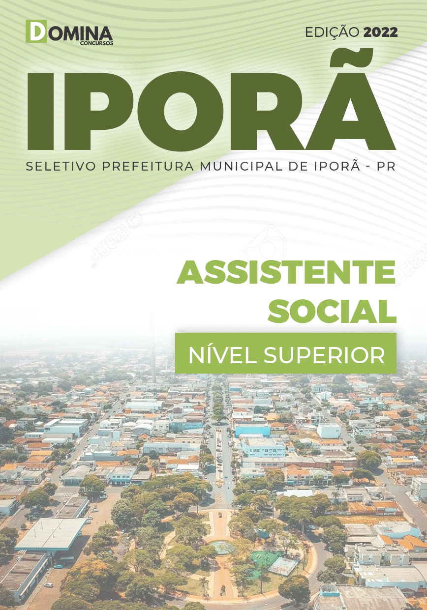 Apostila Digital Pref Iporã PR 2022 Assistente Social