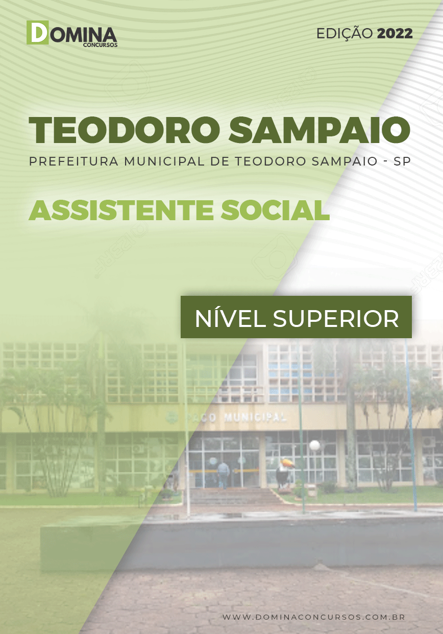 Apostila Pref Teodoro Sampaio SP 2022 Assistente Social