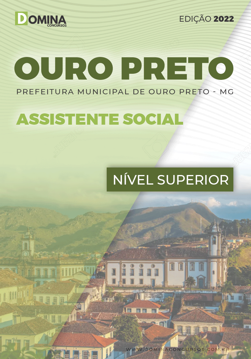 Apostila Digital Pref Ouro Preto MG 2022 Assistente Social
