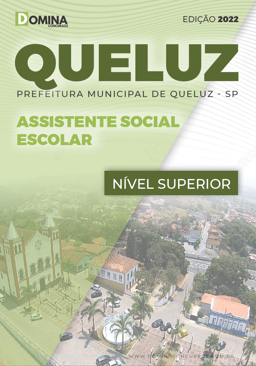 Apostila Concurso Pref Queluz SP 2022 Assistente Social Escolar