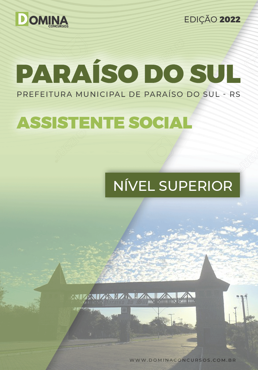 Apostila Digital Pref Paraíso Sul RS 2022 Assistente Social