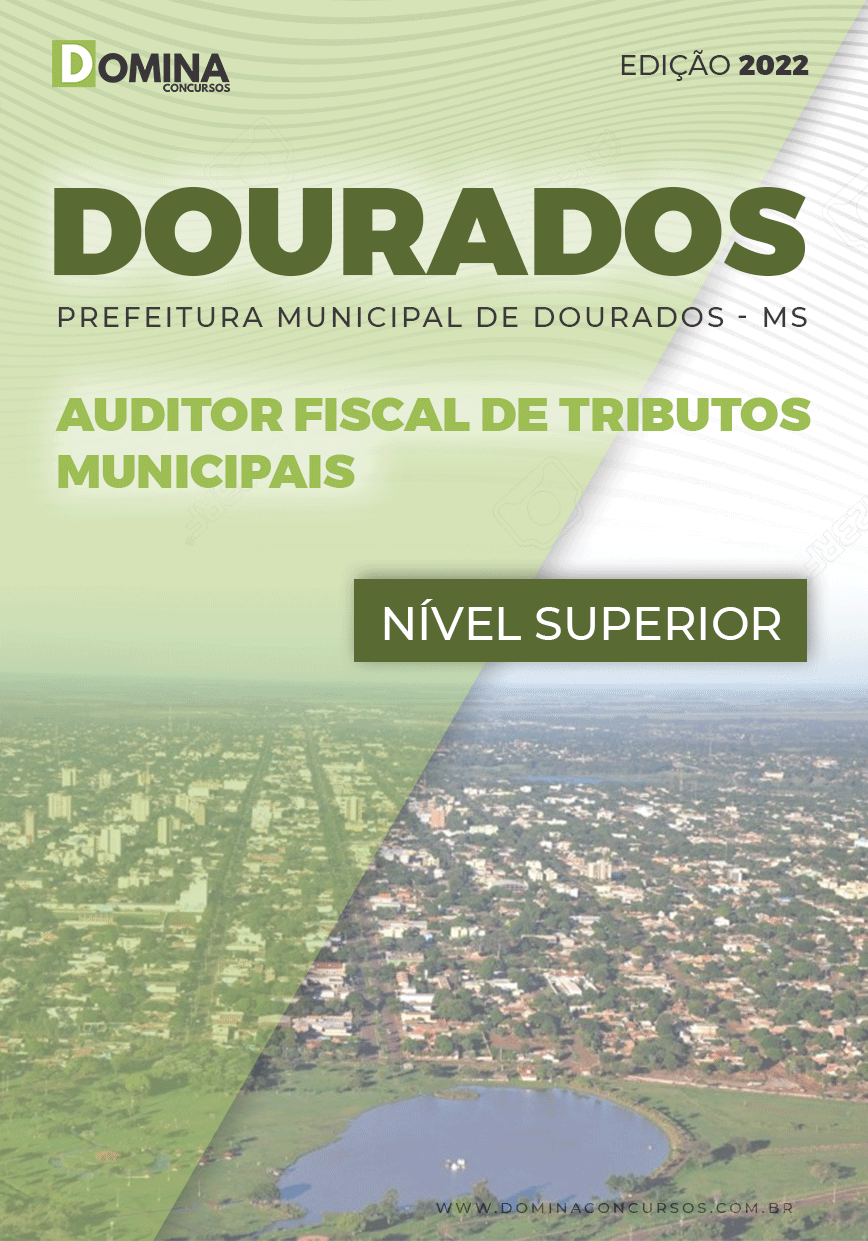 Apostila Pref Dourados MG 2022 Auditor Fiscal Tributos Municipais