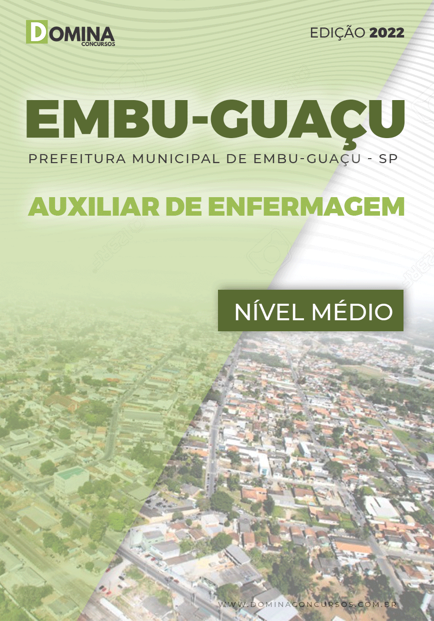 Apostila Digital Pref Embu Guaçu SP 2022 Auxiliar Enfermagem