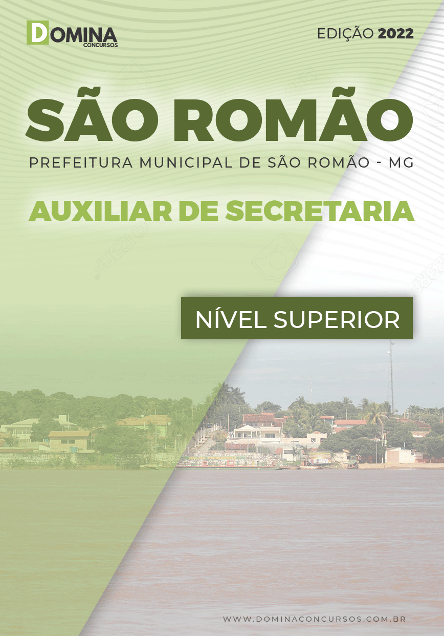 Apostila Digital Pref São Romão MG 2022 Auxiliar Secretária