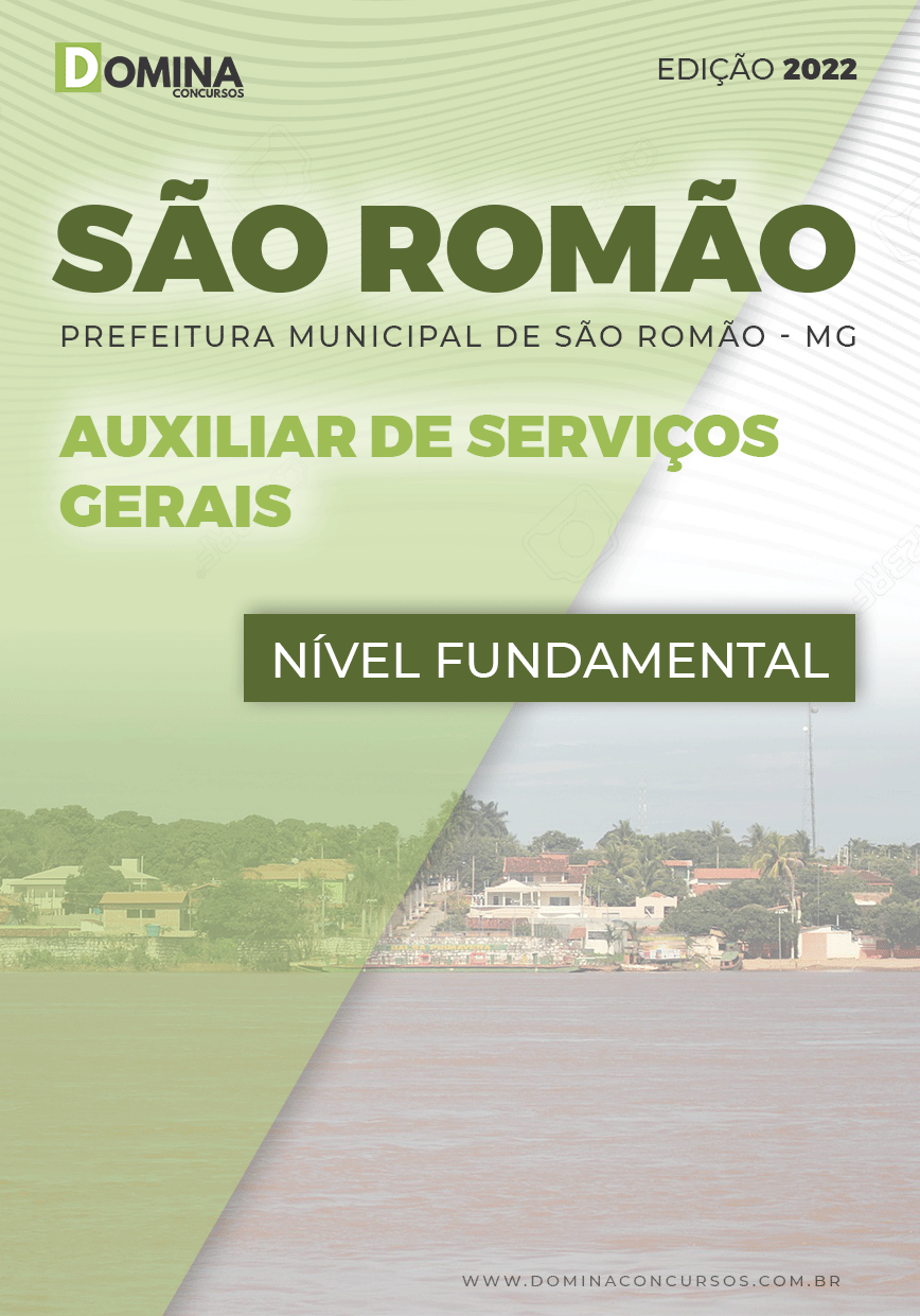 Apostila Pref São Romão MG 2022 Auxiliar Serviços Gerais