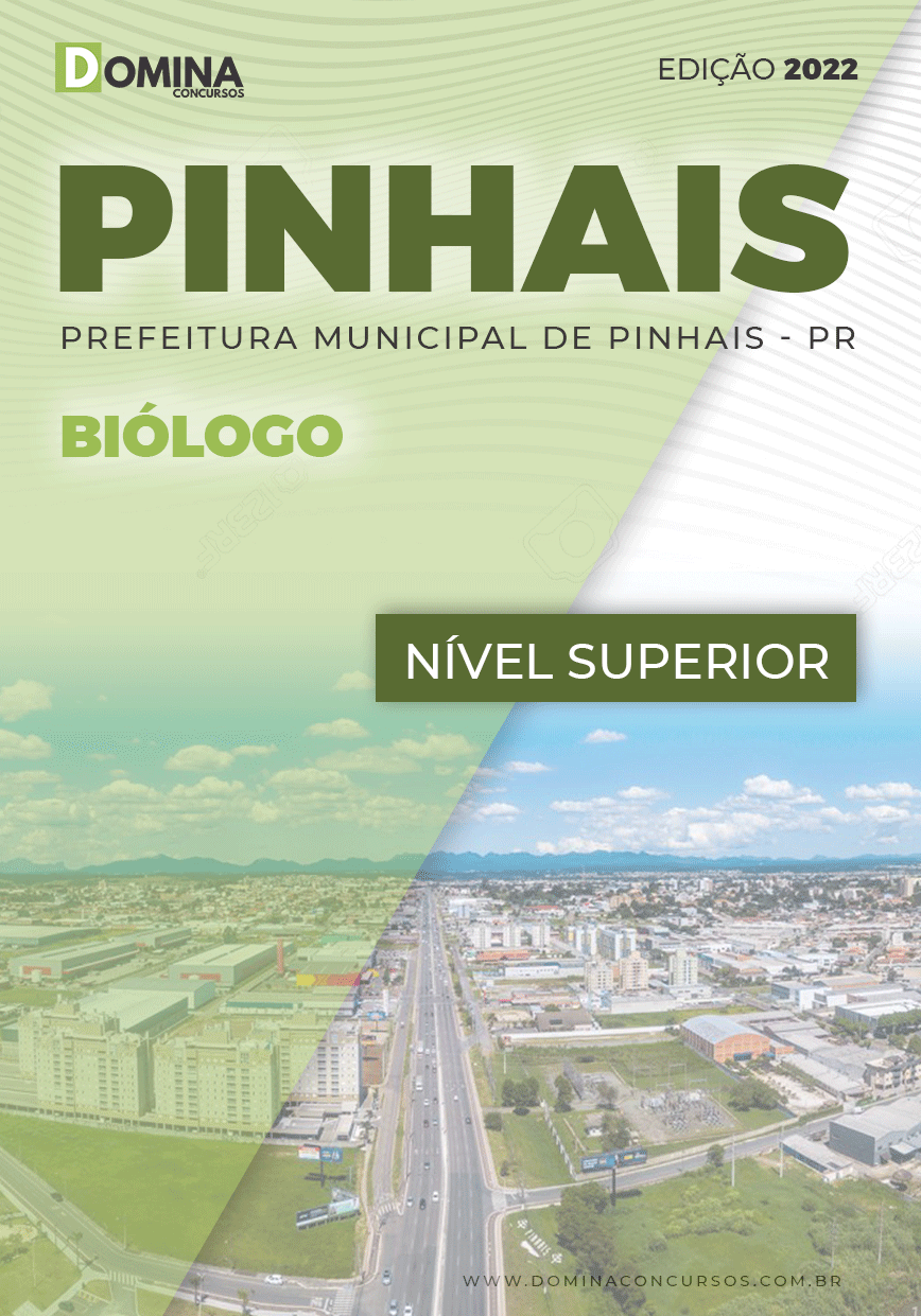 Apostila Digital Concurso Pref Pinhais PR 2022 Biólogo