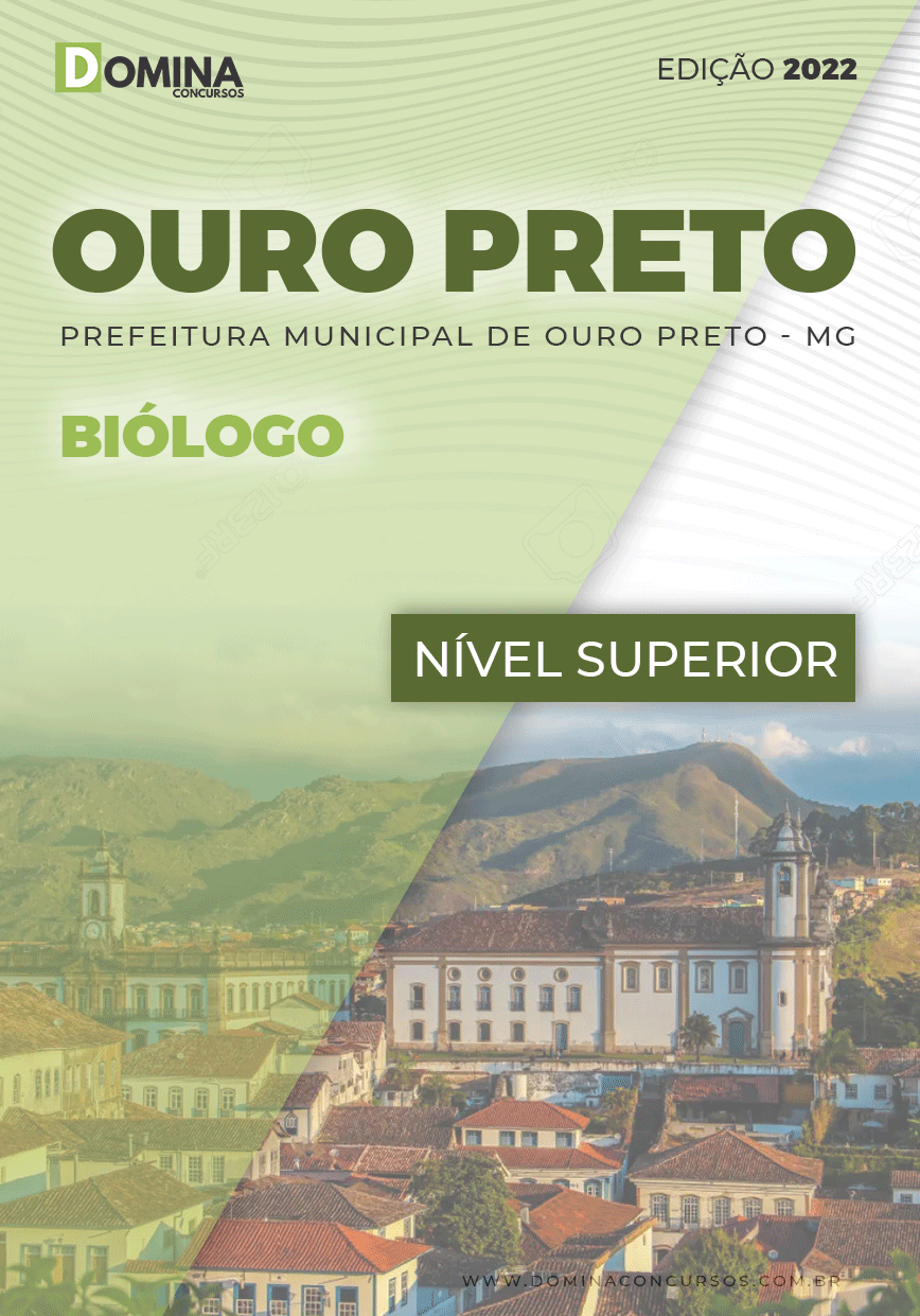 Apostila Concurso Pref Ouro Preto MG 2022 Biólogo