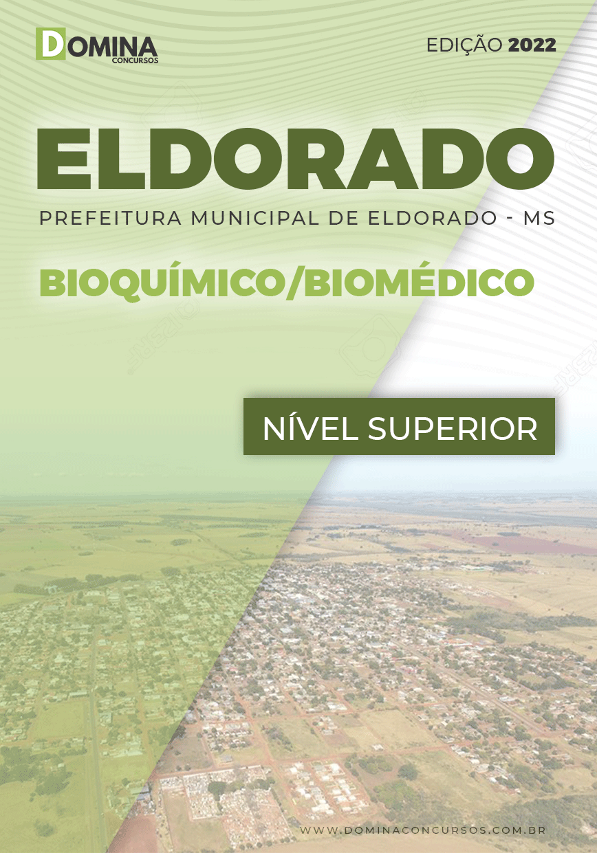 Apostila Pref Eldorado MG 2022 Bioquímico Biomédico