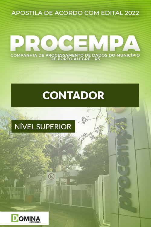Apostila Digital Concurso PROCEMPA RS 2022 Contador