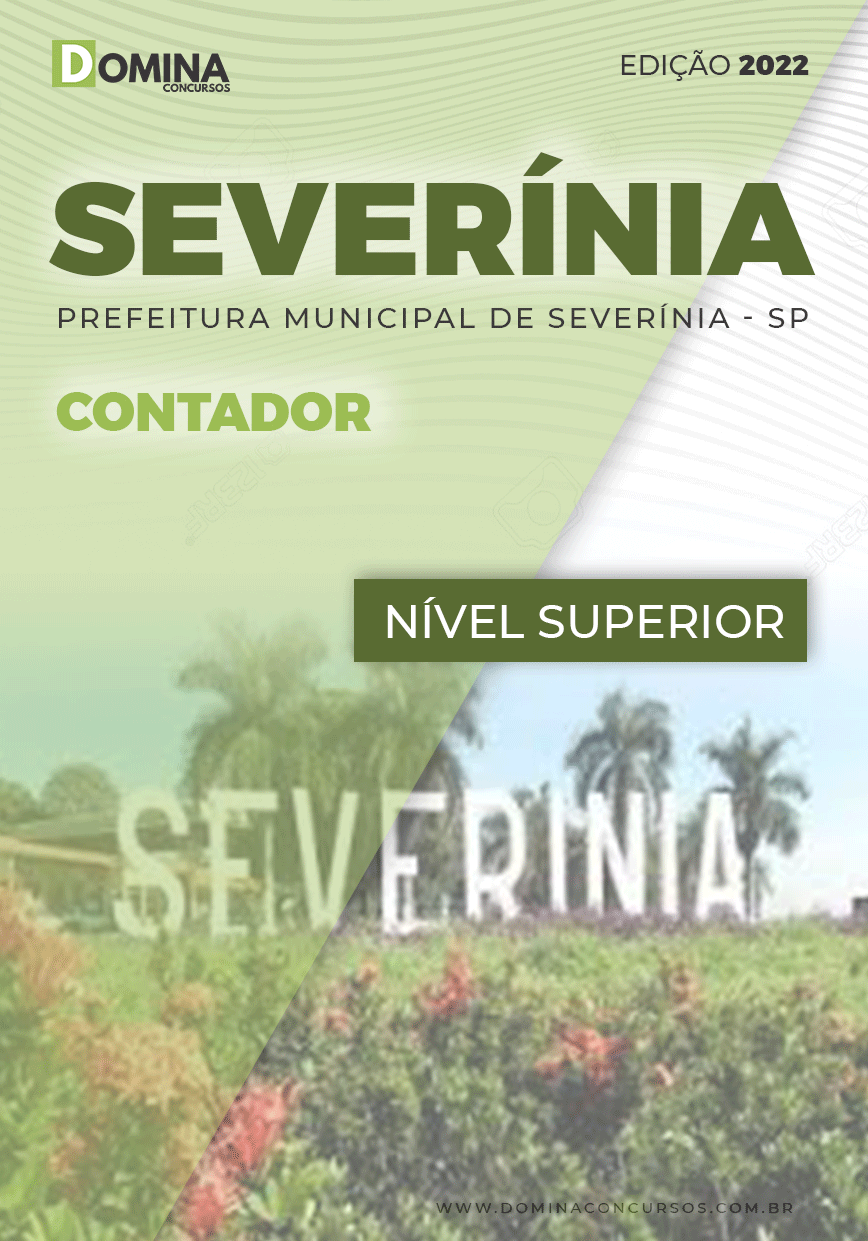 Apostila Concurso Pref Severínia SP 2022 Contador