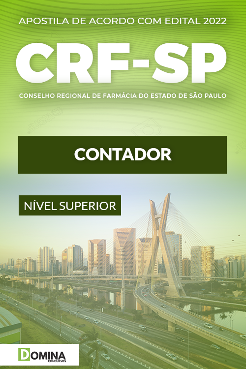 Apostila Digital Concurso Público CRF SP 2022 Contador