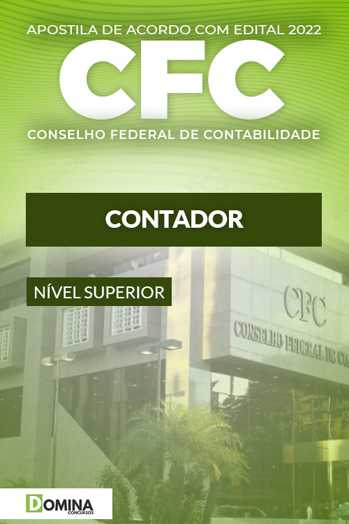 Apostila Digital Concurso Público CFC 2022 Contador