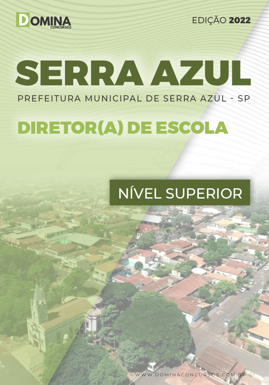 Apostila Concurso Pref Serra Azul SP 2022 Diretor Escola