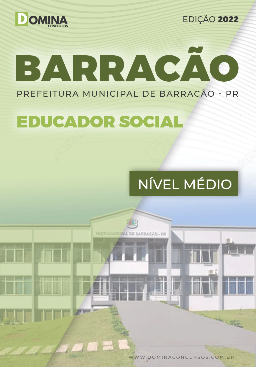 Apostila Digital Pref Barracão PR 2022 Educador Social