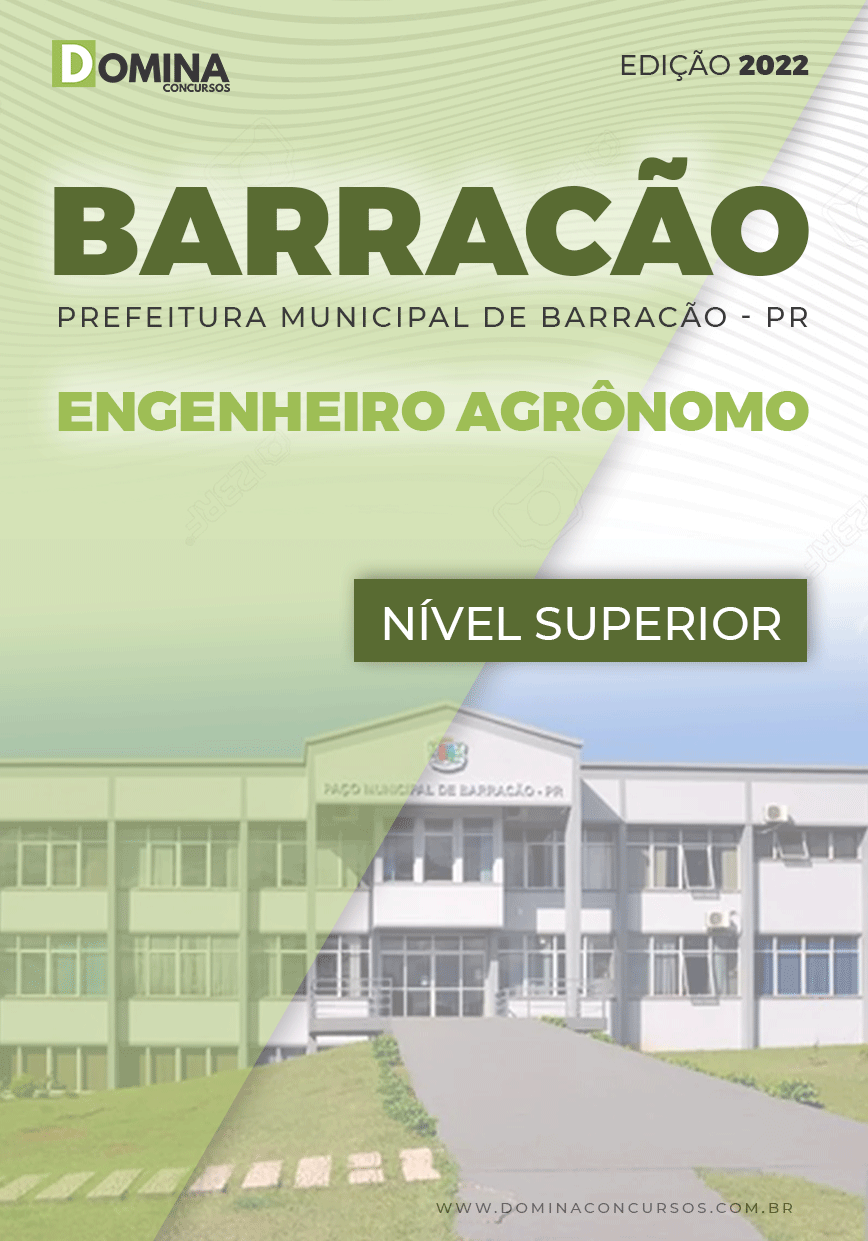 Apostila Concurso Pref Barracão PR 2022 Engenheiro Agrônomo