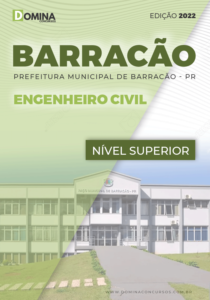 Apostila Concurso Pref Barracão PR 2022 Engenheiro Civil