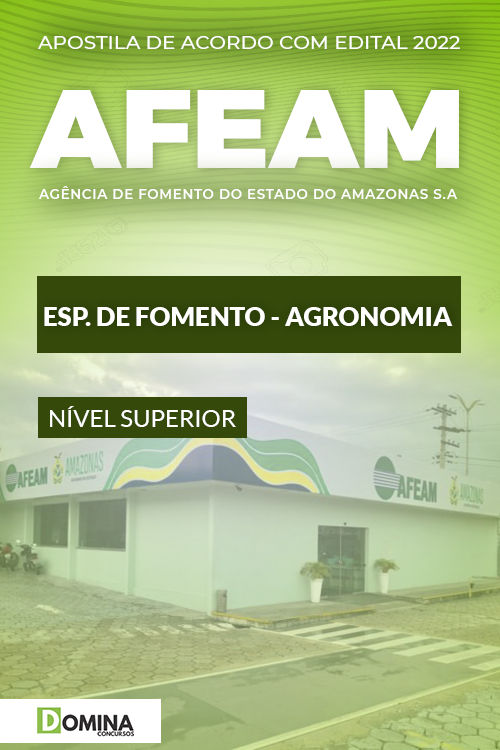 Apostila AFEAM 2022 Especialista Fomento Agronomia