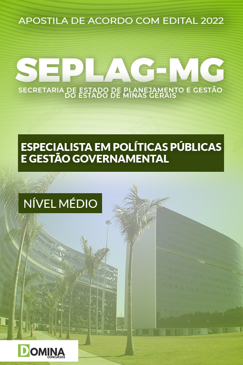 Apostila SEPLAG MG 2022 Espec Política Pública Gestão Governamental