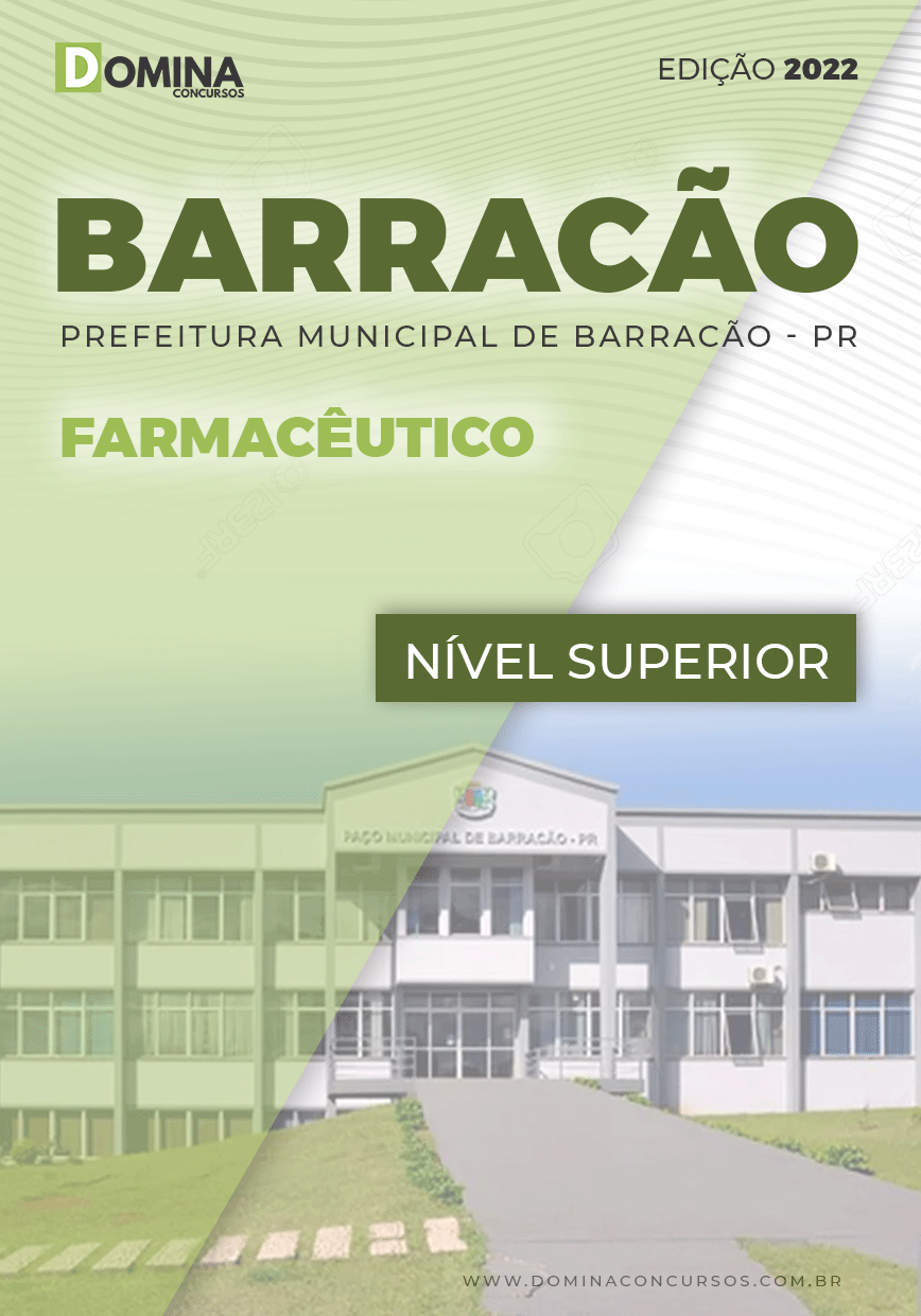 Apostila Concurso Pref Barracão PR 2022 Farmacêutico