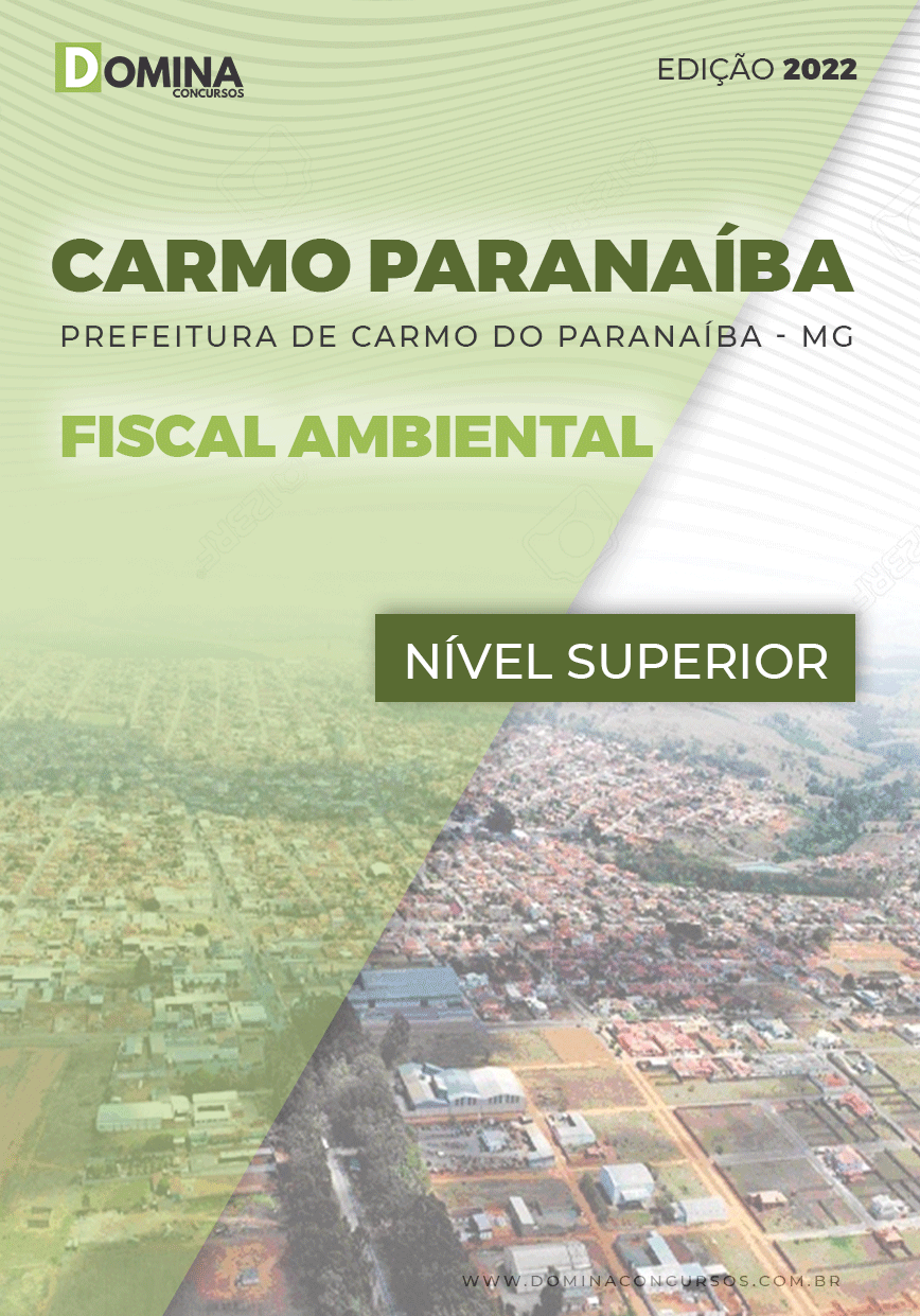 Apostila Pref Carmo Paranaíba MG 2022 Fiscal Ambiental