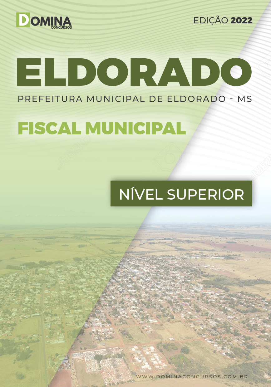Apostila Concurso Pref Eldorado MG 2022 Fiscal Municipal