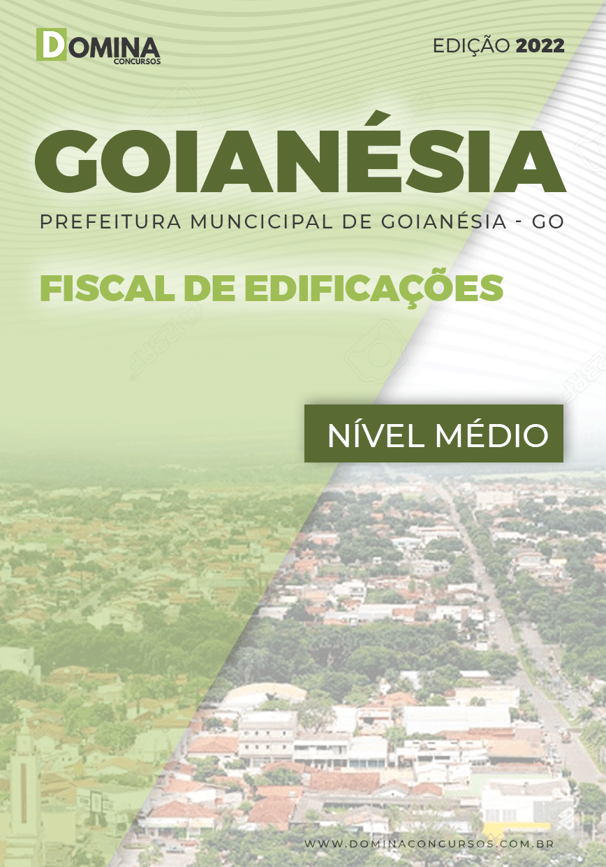 Apostila Digital Pref Goianésia GO 2022 Fiscal Edificações