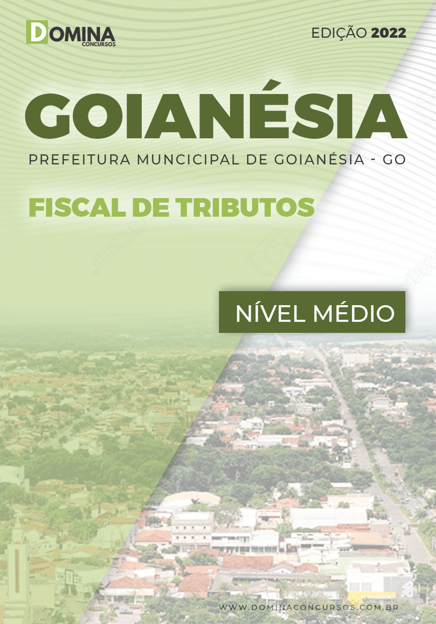 Apostila Digital Pref Goianésia GO 2022 Fiscal Tributos