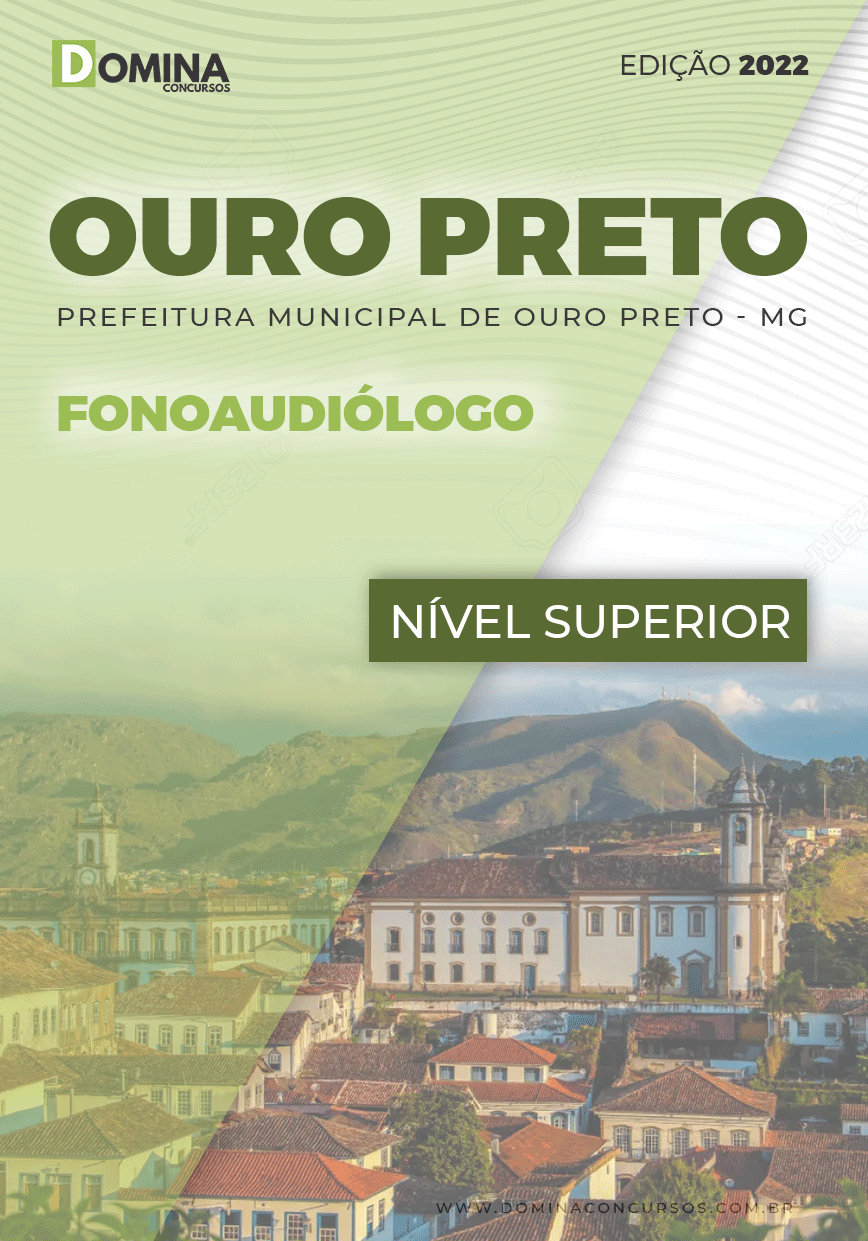 Apostila Digital Pref Ouro Preto MG 2022 Fonoaudiólogo