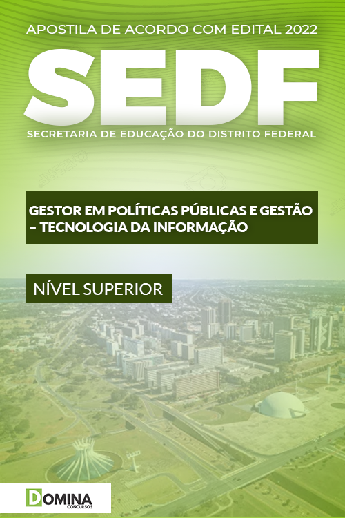 Apostila SEDF 2022 Gestor Políticas Públicas Tecnologia Informação