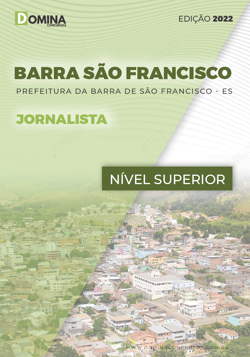 Apostila Digital Pref Barra São Francisco ES 2022 Jornalista