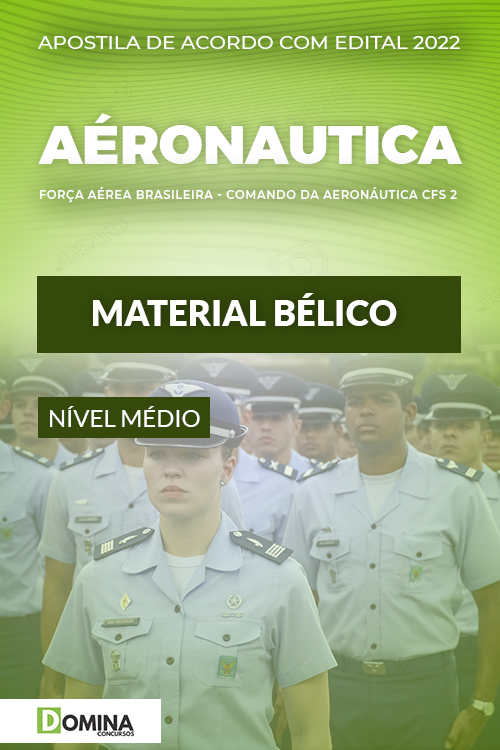 Apostila Concurso Aeronáutica CFS 2022 Material Béligo