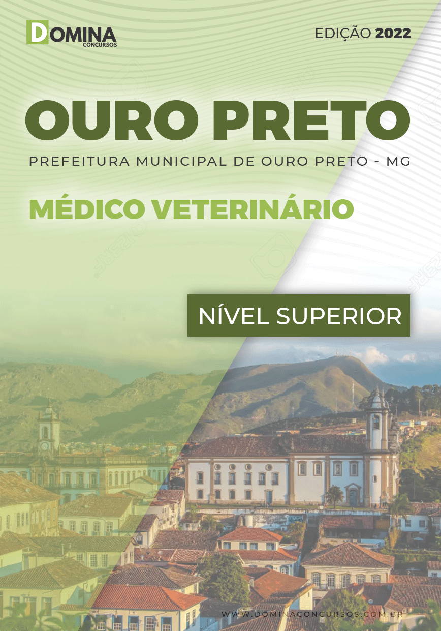 Apostila Digital Pref Ouro Preto MG 2022 Médico Veterinário
